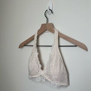 ABERCROMBIE Lace Halter Bralette Size Small